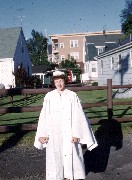S0625 Joan McLaughlin in graduation gown